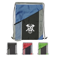 Drawstring Bag Multi Colored Polyester