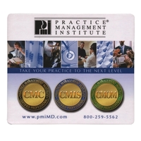 7.75" x 9.25" hard top mouse pad with 1/8" thickness, recycled... from ASI...