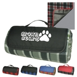 Picnic Roll-up Fleece Blanket with Liner