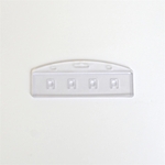 Hard Plastic Half Card Holder
