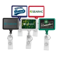 Hemp JUMBO Rectangle Badge Reel