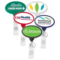 Hemp JUMBO Oval Badge Reel