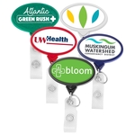 Hemp JUMBO Oval Badge Reel