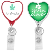 Hemp JUMBO Heart Badge Reel