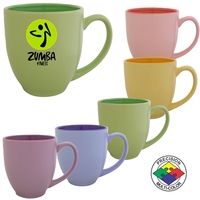 16oz Satin Pastel Two-Tone Bistro Mug