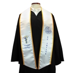 Graduation Sash - Custom Wet Dye with Binded Edge