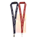 1" Overseas Silkscreen Lanyard