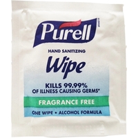 Purell antibacterial wipes for hand sanitizing or cleaning minor wounds.......
