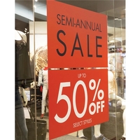 Put your message on display using these Full Color Window Decals!... from ASI...