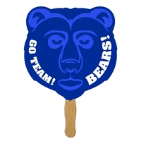 Grizzly bear shaped fan, material used is heavy 22 pt. high... from ASI 67620...