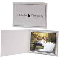 7" x 5" photo frame, made of marble-colored paper and customizable... from...