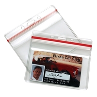 SEALABLE HORIZONTAL CARD HOLDER