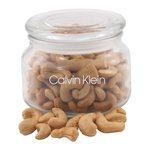 Cashews in a Glass Jar with Lid