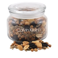 Trail Mix in a Glass apothecary Jar with Lid... from ASI 44900 NC Custom...