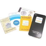 Smartphone Cling Wipe on Card (square)