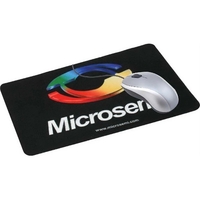 Dual purpose mouse pad and microfiber wipe.... from ASI 44900 NC Custom...