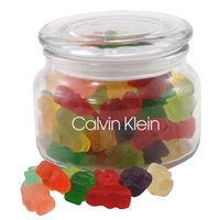 Gummy Bears in a Glass apothecary Jar with Lid... from ASI 44900 NC Custom...