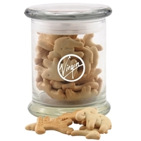Animal Crackers in a Large Round Glass Status Jar with Lid... from ASI 44900...