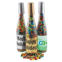 11" Champagne Bottle with Mini Jawbreakers Candy