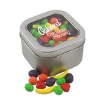 Large Tin with Window Lid and Candy Fruitz