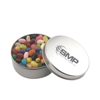 Large Round Metal Tin with Lid and Jelly Bellys... from ASI 44900 NC Custom...