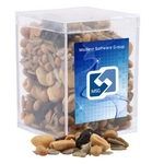 Trail Mix in a Clear Acrylic Square Box