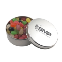 Large Round Metal Tin with Lid and Jelly Beans... from ASI 44900 NC Custom...