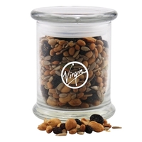 Trail Mix in a Large Round Glass Status Jar with Lid... from ASI 44900 NC...