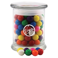 Gumballs in a Large Round Glass Status Jar with Lid... from ASI 44900 NC...