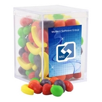 Candy Fruitz Candy in a Clear Acrylic Box- 2.25" x 2.25"... from ASI 44900 NC...