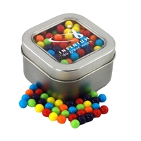 Tin with Window Lid and Mini Jawbreakers