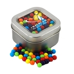 Tin with Window Lid and Mini Jawbreakers
