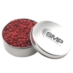 Large Round Metal Tin with Lid and Cinnamon Imperials