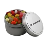 Round Metal Tin with Lid and Jelly Bellys