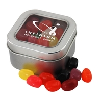 Metal Tin with Window Lid and Jelly Beans... from ASI 44900 NC Custom...