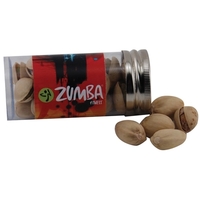 Pistachios in a 3 " Plastic Tube with Metal Cap and... from ASI 44900 NC...