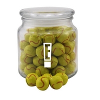Chocolate Tennis Balls in a Glass apothecary Jar with Lid... from ASI 44900...