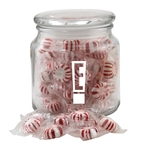Starlight Peppermints in a Glass Jar with Lid