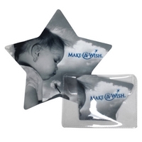 Star shaped microfiber cloth in pouch... from ASI 44900 NC Custom (CI/Lanco)...