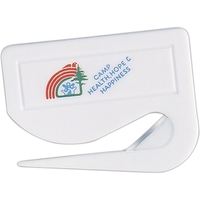 Plastic letter opener with steel blade.... from ASI 42920 Busrel Inc