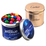 Gumballs in a 3.5" Round Metal Tin with Lid