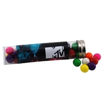 Gumballs in a 6 " Plastic Tube with Metal Cap and... from ASI 44900 NC Custom...