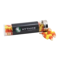 Candy Corn in a 5 " Plastic Tube with Metal Cap... from ASI 44900 NC Custom...