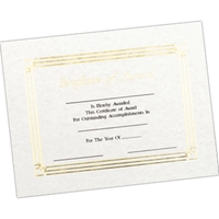 Foil Embossed Stock Certificate