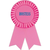 Custom Rosette; Head diameter 3-1/2", Overall Length 6", Streamer size...