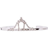 Silver tiara. Imports only. Available in silver only. Approximate height:...