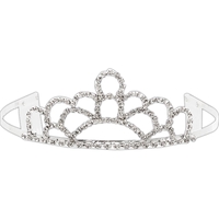 Silver tiara. Imports only. Available in silver only. Approximately 2" in......