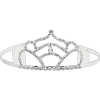 Silver tiara. Imports only. Available in silver only. Approximate height:...