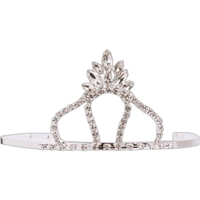 Silver tiara. Imports only. Available in silver only. Approximate height:...