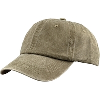 6 Panel Unstructured Low Crown Cap with Adjustable Slide Closure.... from ASI...
